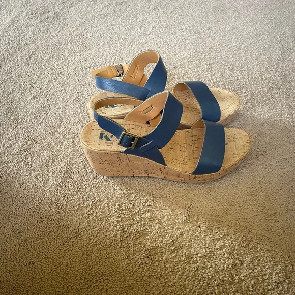 Kork-ease blue shoes - Picture 4 of 4